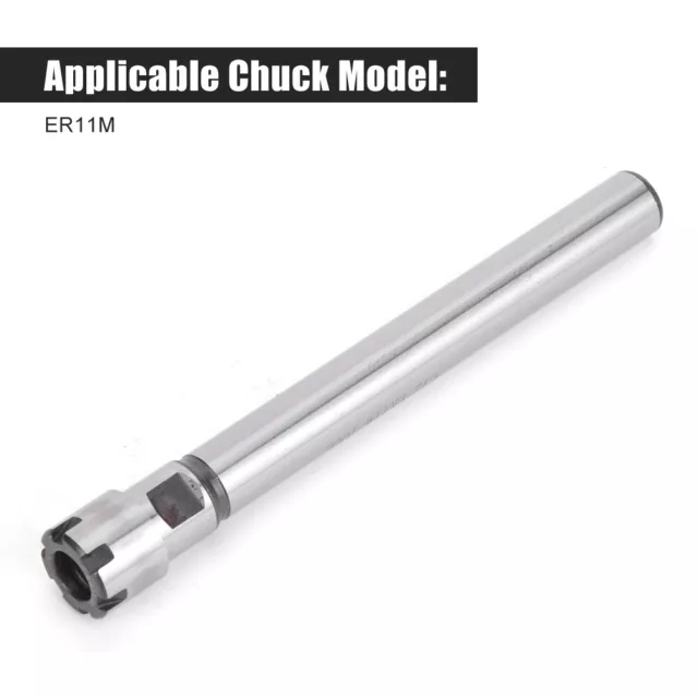 ER11M-100L Collet Chuck Holder Extension Rod Straight Shank Milling Cutter Tool
