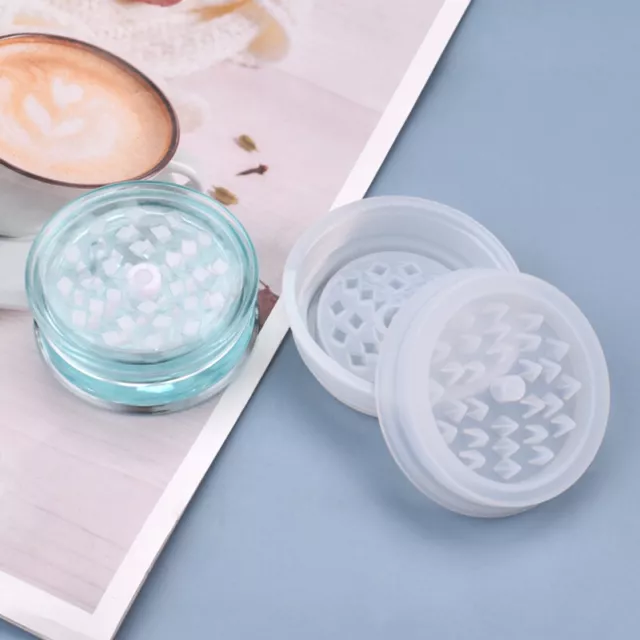 DIY Herb Grinder Tobacco Shredder Epoxy Resin Molds Ashtray Spice Silicone ;;i