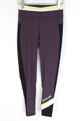 Sweaty Betty grandi Donna Pantaloni Super Stretch Zip Tasche Leggings dettagli Neon 