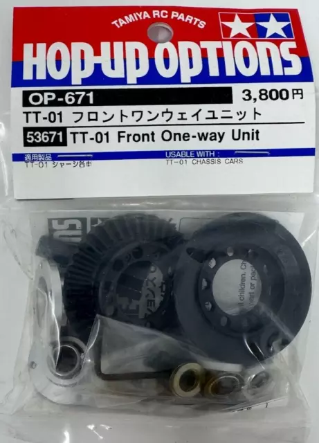 Tamiya OP-671 TT-01 Front One-Way Unit #53671 (z02)