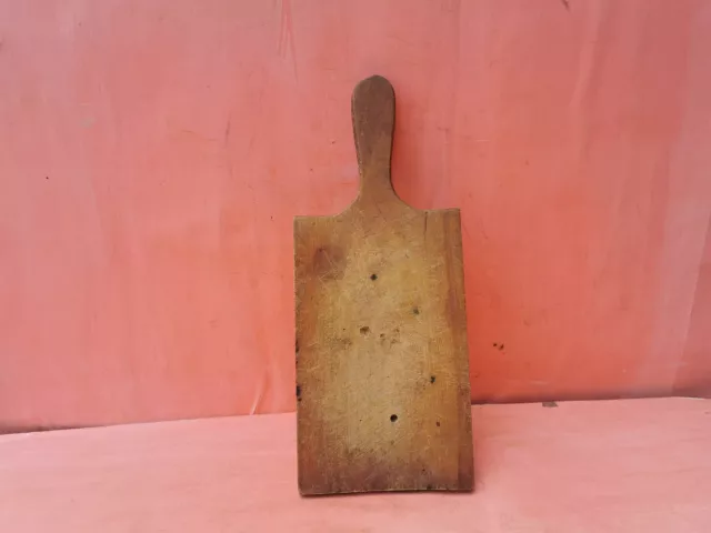 Old Antique Primitive Wooden Wood Bread Board Dough Cutting Board
