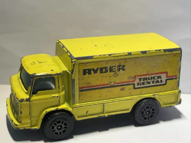 LEYLAND TERRIER RYDER Truck Rental CORGI JUNIORS GrBritain MODELLAUTO LONDON LKW