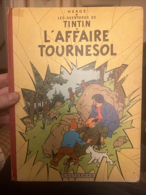 Tintin L'affaire Sunflower N'18 B20 Casterman Hergé 1956 Good Condition