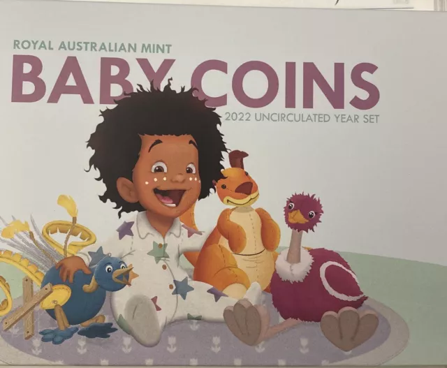 2022  Baby Coins Uncirculated  Coin Set Royal Australian Mint