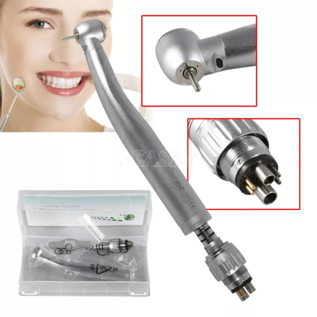 Dental Fiber Optic Handpiece LED Turbine fit Lux Coupler Large