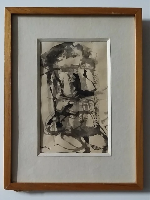 VENTO, José,  Acuarela, 1961. 17x11 Cms.