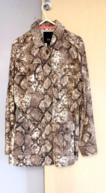 River island sale snake print jacket