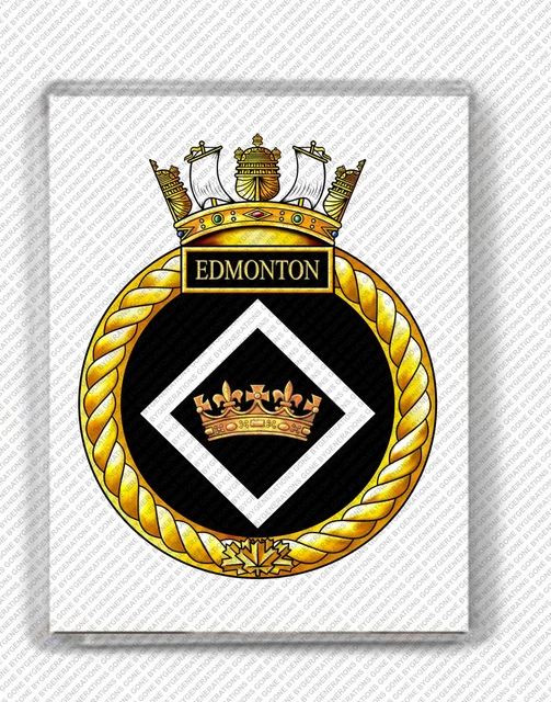 HMCS EDMONTON ROYAL Canadian Navy Fridge EUR 5,59 PicClick FR