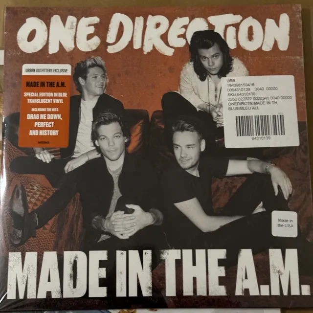 One Direction Made in The A.M Urban Outfitters blau Vinyl LP versiegelt Zayn