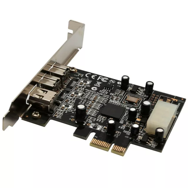 Syba SY-PEX30016 2 Port Firewire 1394B and 1 Port 1394A PCI-e 1.1 x1 Card