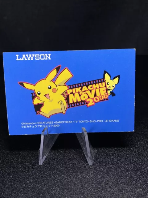 Pikachu the Movie 2000 Lawson Promo Card Ash/Brock/Misty & More 2