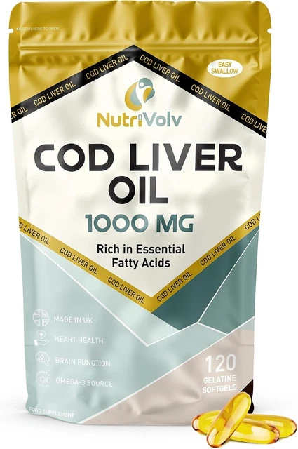 COD LIVER OIL High Strength 1000mg Heart Brain And Joint Healthcare cod-liver-oil-high-strength-1000mg-heart-brain-and-joint-healthcare