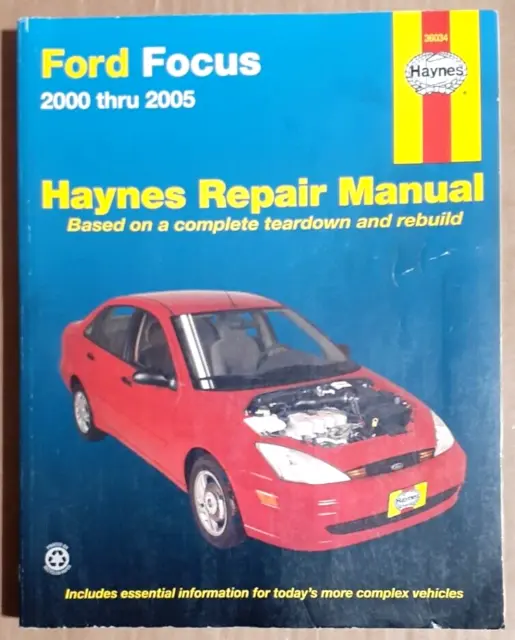 Haynes Ford Ford Focus 2000/2001/2002/2003/2004/2005 Automotive Repair Manual