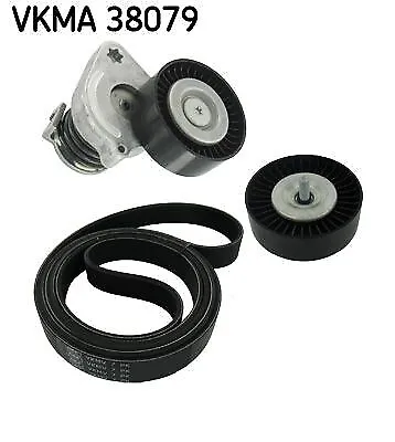 SKF VKMA 38079 Kit Cinghie Poly-V adatto per MERCEDES-BENZ CLK (C209) SLK (R171)