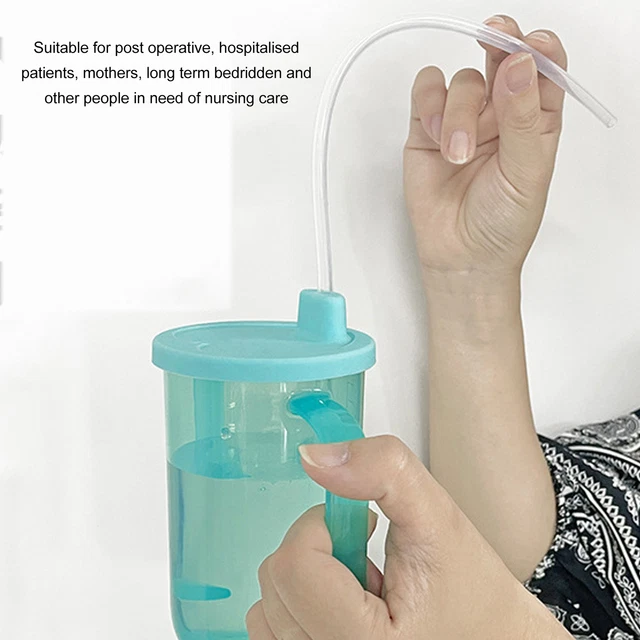 350ml Adult Sippy Cup Leakproof Heat Resistant Safe Convalescent Feeding HG5