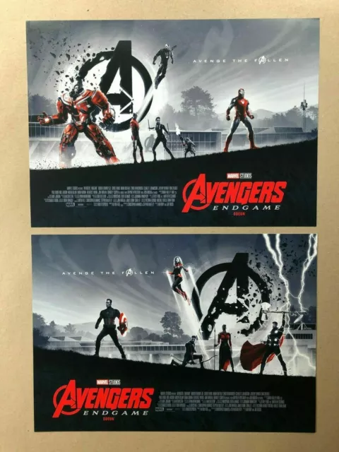 Matt Ferguson Avengers Art Concept: Endgame poster 2 print set Marvel Mondo
