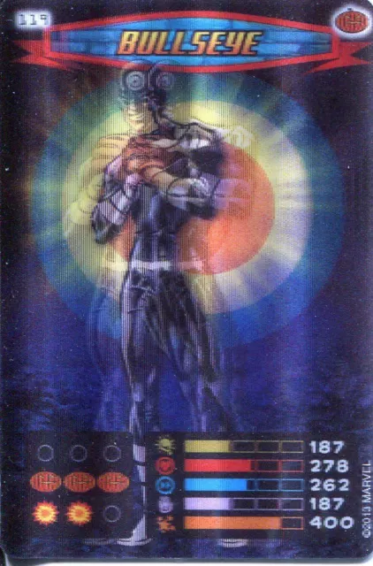 Spiderman Heroes And Villains Card #119 Bullseye Lenticular