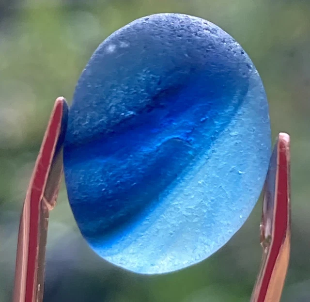 Original Seaham Strand Meer Glas blau gestiftet mehrere schöne Farbtöne für Schmuck/Kunst
