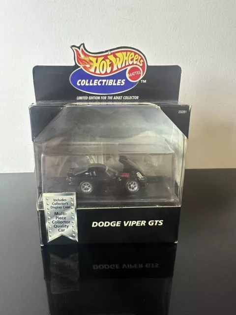 Hot Wheels Collectibles Dodge Viper GTS Black Box Limited Edition Black 1:64