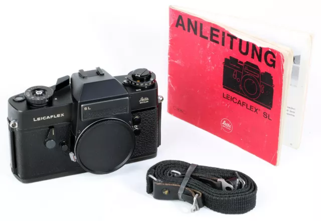 Leicaflex SL black No.1341178 LEITZ WETZLAR GERMANY TOP SAUBER 100% FUNKTIONIERT