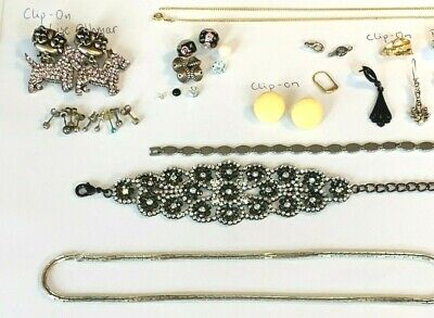 Jewelry Craft Bundle Necklace Earrings Bracelet Parts Konvolut Lot DIY Jewellery