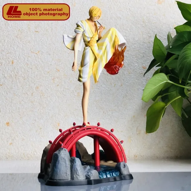Anime One Piece Wano Country Vinsmoke Sanji Action Figure Statue Toy Gift