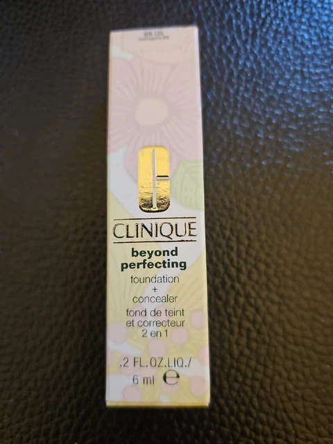 New NIB CLINIQUE Beyond Perfecting Foundation + Concealer .2oz  Mahogany