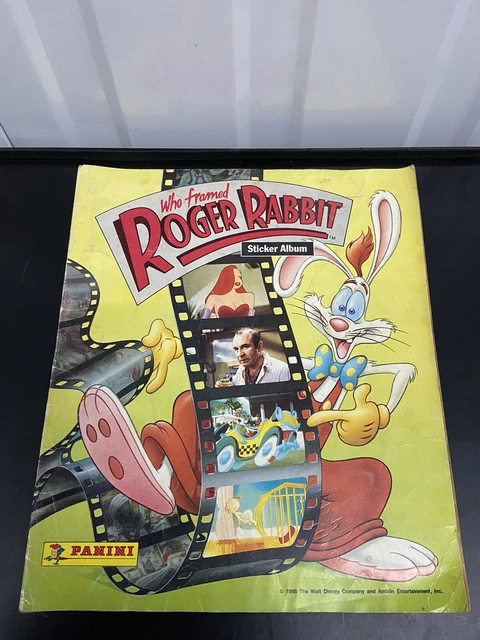 WHO FRAMED ROGER Rabbit Complete Sticker Album / Book £39.99 - PicClick UK