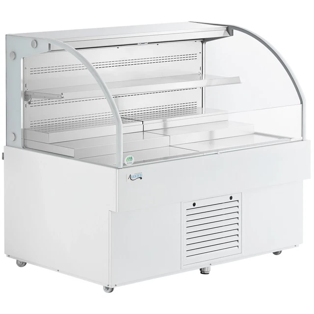 51" White Horizontal Air Curtain Merchandiser - 115V