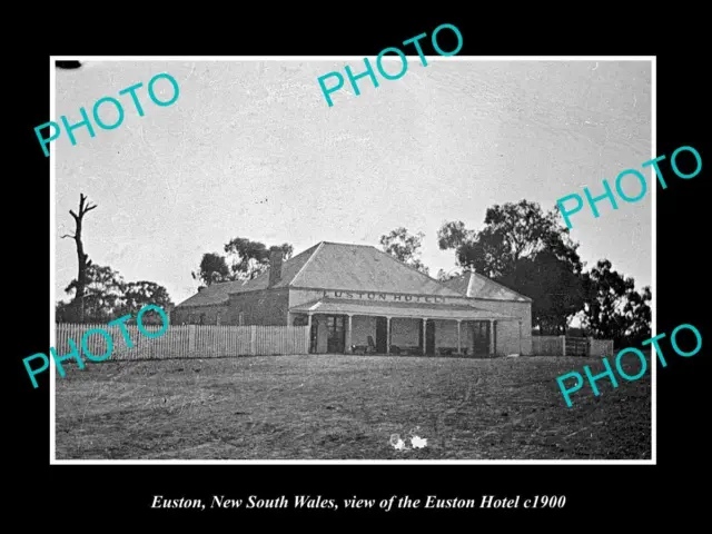 OLD LARGE HISTORIC PHOTO OF EUSTON VICTORIA VIEW OF THE EUSTON HOTEL c1900