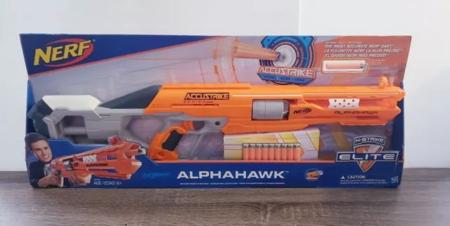 NERF N-STRIKE ELITE AccuStrike Series AlphaHawk Sniper Rifle Blaster  Mint!!! $20.50 - PicClick