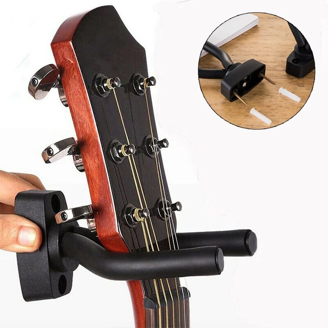 Ukulele Wall Holder Bass Mount Stand Hook Rack Bracket Guitar Hanger Wall