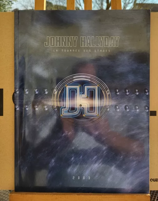 Programme Johnny Hallyday la tournée des stades 2003 (TBE)