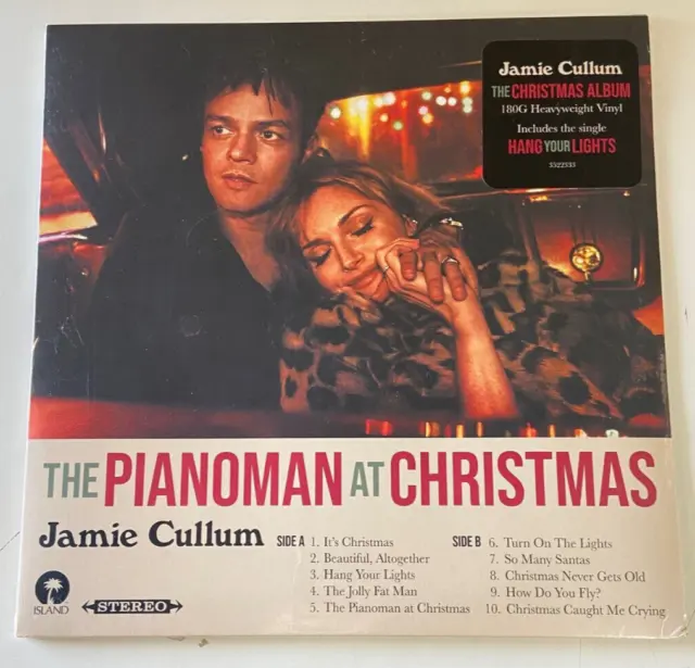 Jamie Cullum The Pianoman At Christmas Limited BLACK 180G Vinyl LP NEW CREASED