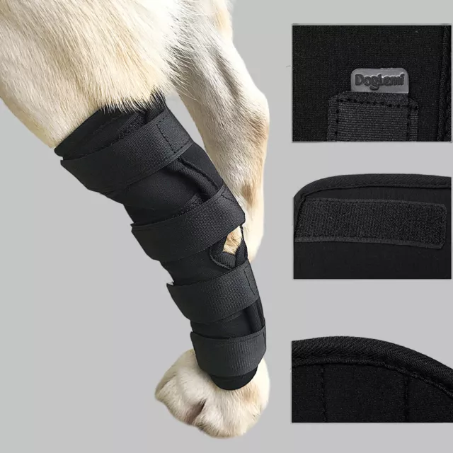 Hunde Ellbogen Schutz Bein Bandage Knieschützer Arthrose Gelenke Stützen 4 Größe