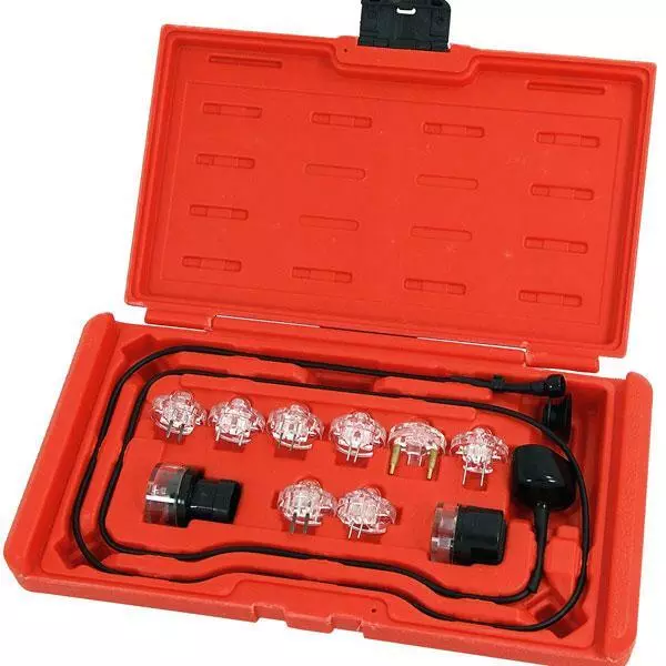 Deluxe Noid Light Set - 11pc Electronic Fuel Injection Test Light + Cable + Case