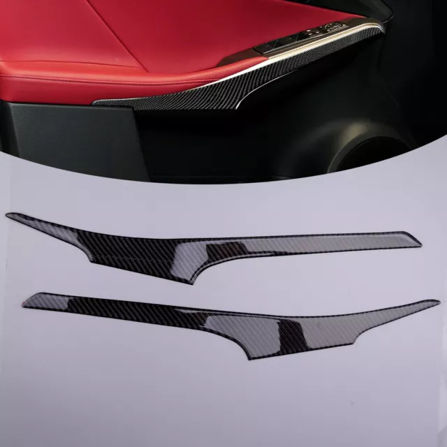 2x Kohlefaser Tür Armlehnenabdeckung Verkleidung für Lexus IS250/300/350 2014-18