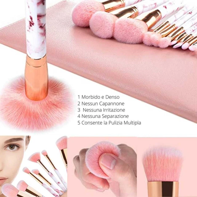 Pennelli Make Up Start Makers Professional 12Pz Beauty Blender pennelli trucco 3