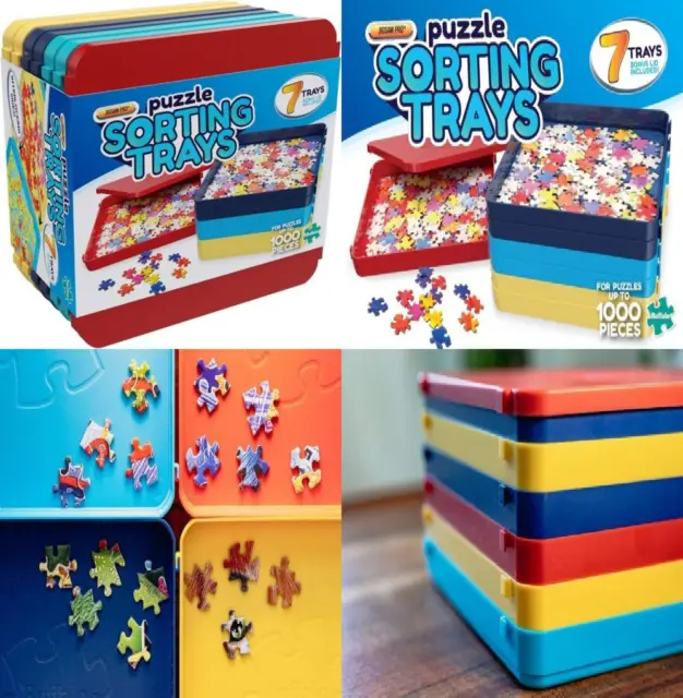 PUZZLE SORTING Trays - 7 Count (Pack of 1) $15.29 - PicClick