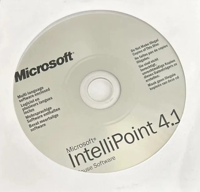MICROSOFT INTELLIPOINT 4.1 Mouse Software Disc 2.00 PicClick