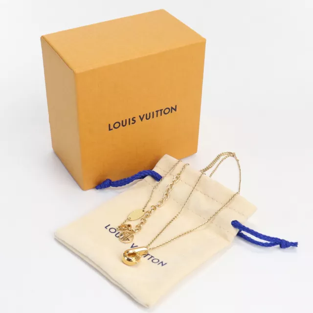 Louis Vuitton Necklace Lv & Me S M61074 GOLD 53-59cm Women