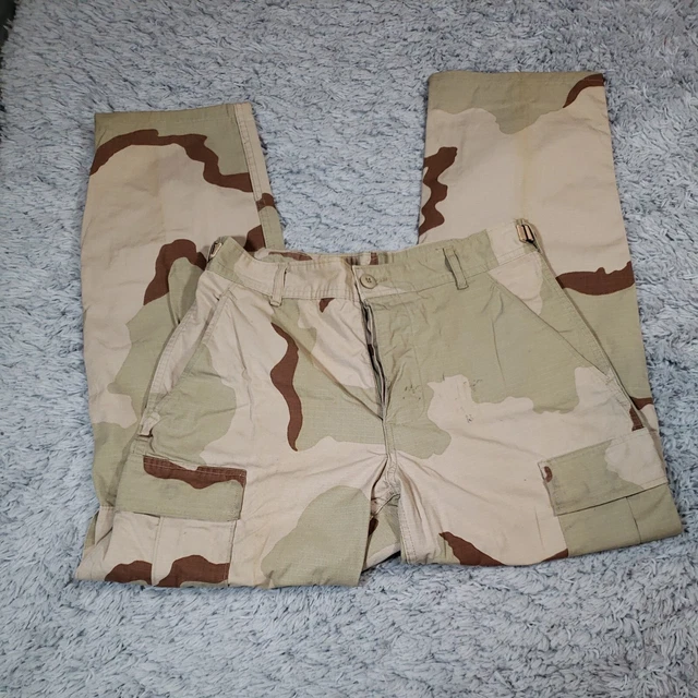 Us Army Camo Bdu Pants Desert Camouflage Trousers  8415-01-327-5329 Small Sh