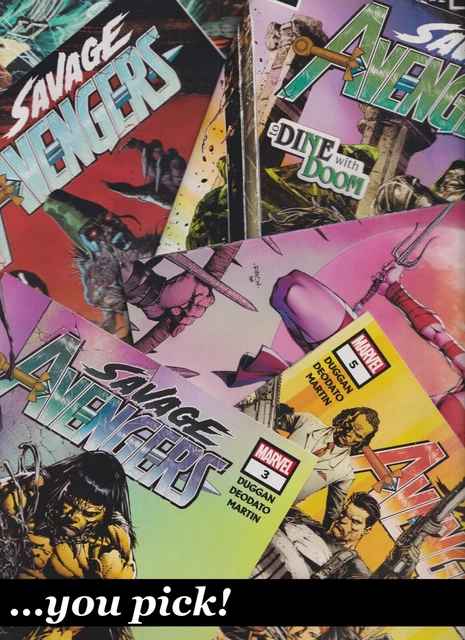 SAVAGE AVENGERS 1-28 NM 2019 MARVEL comics sold SEPARATELY