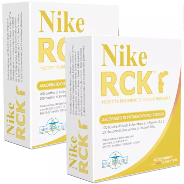 NIKE RCK Ascorbato di Potassio con D-Ribosio 400 Bustine Antiossidante