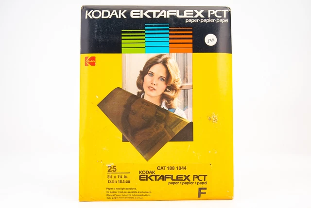 Kodak Ektaflex PCT F 25 Pack of 5 1/8 x 7 1/4'' Flexographic Plates SEALED V15