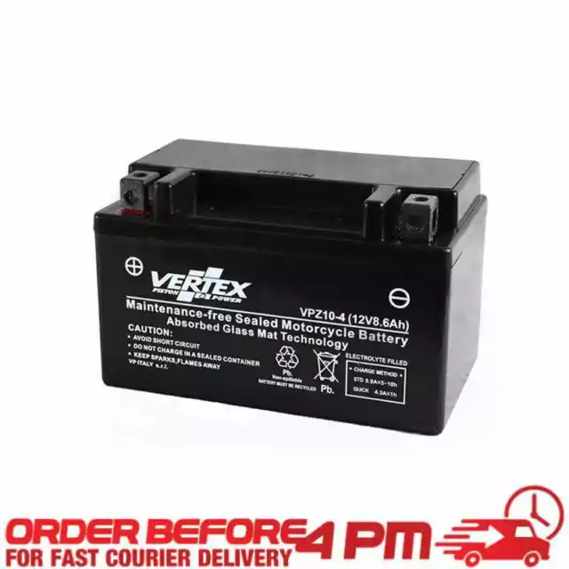 Vertex Gel Battery For Yamaha MT-10 1000 SP A ABS 2017 - 2019 code YTZ10-S