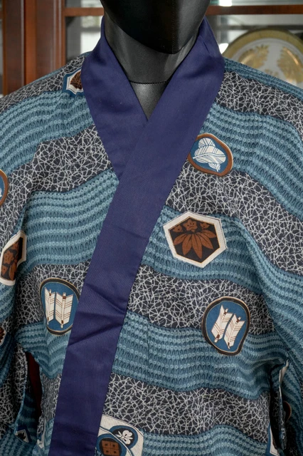 Dear Vanilla Japanese Juban Undergown Men's Kimono Authentic Vintage Japan Made 3