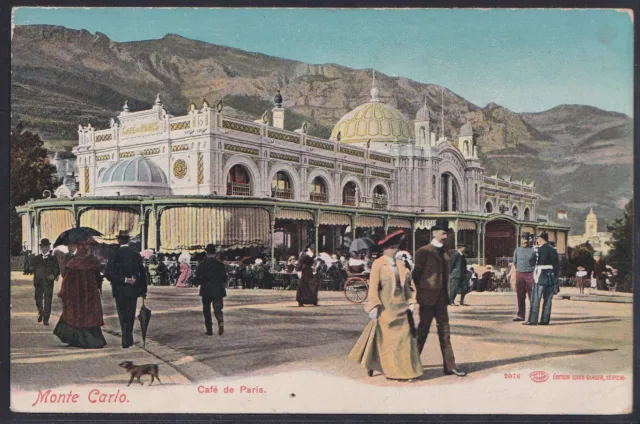 66294) AK Monte Carlo Monaco Cafe de Paris ca. 1900