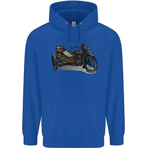 Felpa con cappuccio moto e sidecar biker moto bambini 9