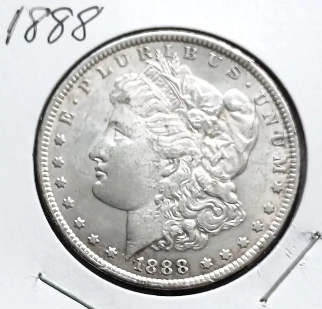 1888 Morgan Silver Dollar, High Grade, Great Gift